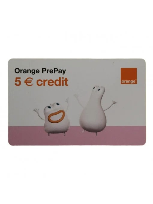 Cartela Orange SIM 5 Euro