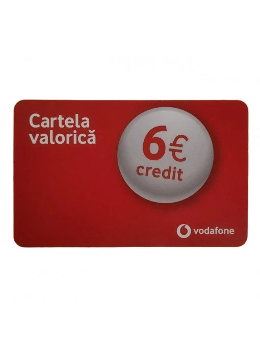 Cartela Vodafone 6 Euro